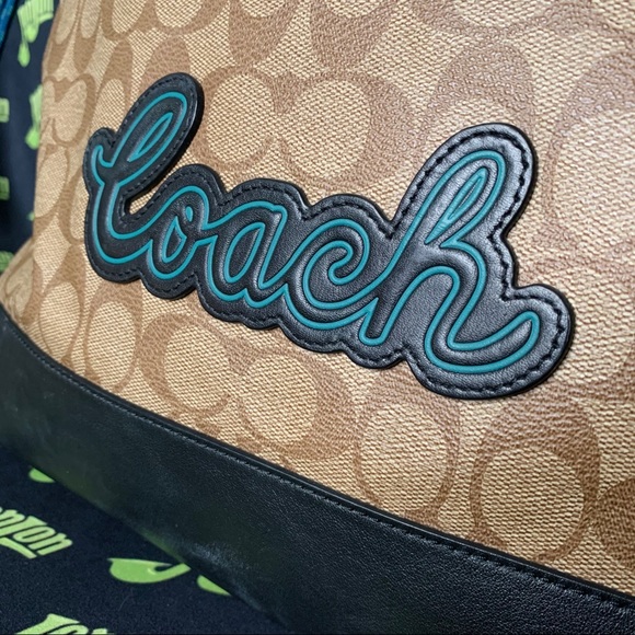 Coach Terrain Drawstring, Signature Coated Canvas - Picture 3 of 6